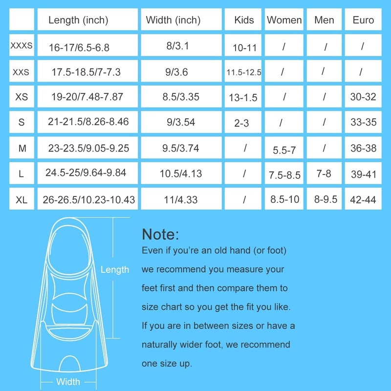Gintenco Swim Fins, Kids Swim Training Fins for Lap Swimming, Travel Size Flippers with Mesh Bag, Silicone Swimming Fins for Kids Teens Adults Women Men - Image 4